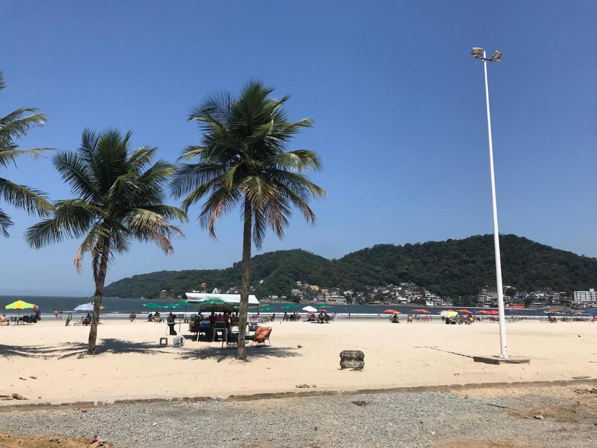 Kit Pe Na Areia - Praia Do Gonzaguinha - Sao Vicente - Wi-Fi E Est Conveniado Buitenkant foto